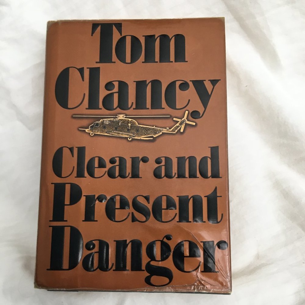 Tom Clancy-Clear and Present Danger Hardback Book